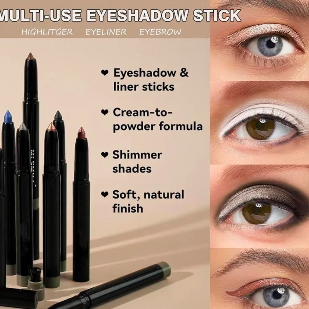 Laura Geller Make It Double Eyeshadowdow Sticker & Powder Shade Champagne